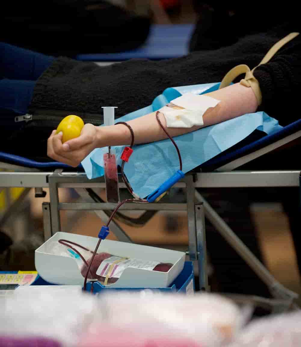 Blood donation activities are held annually